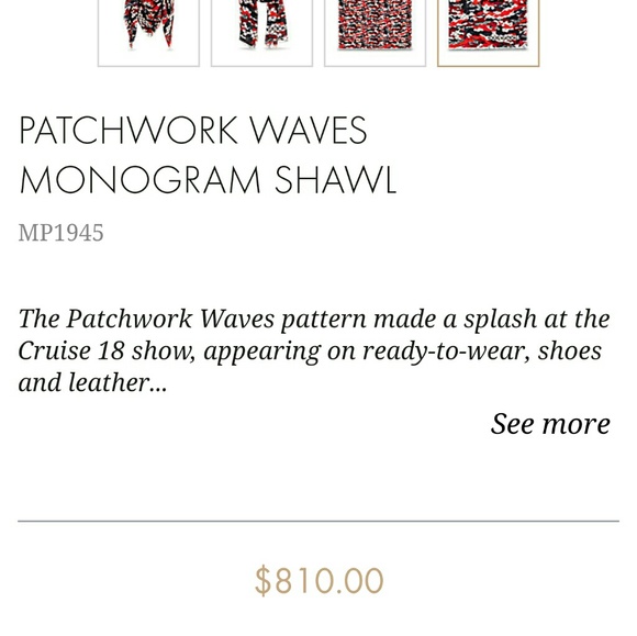 Louis Vuitton Patchwork Monogram shawl - Picture 6 of 7